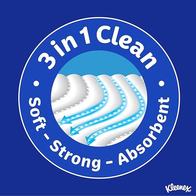 Kleenex Complete Clean Toilet Paper 60 Count (1x60 Rolls) - Image 5