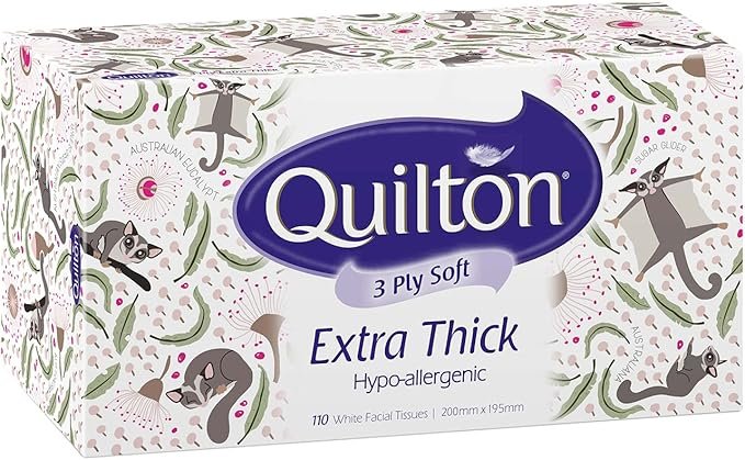 Quilton 3-Ply Extra Thick Hypo-Allergenic Facial Tissue 12 boxes - Image 5